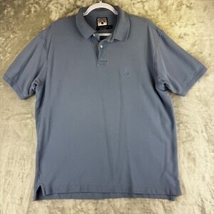 Faconnable Polo Shirt Mens XL Blue Short Sleeve Cotton Classic Preppy (1490)